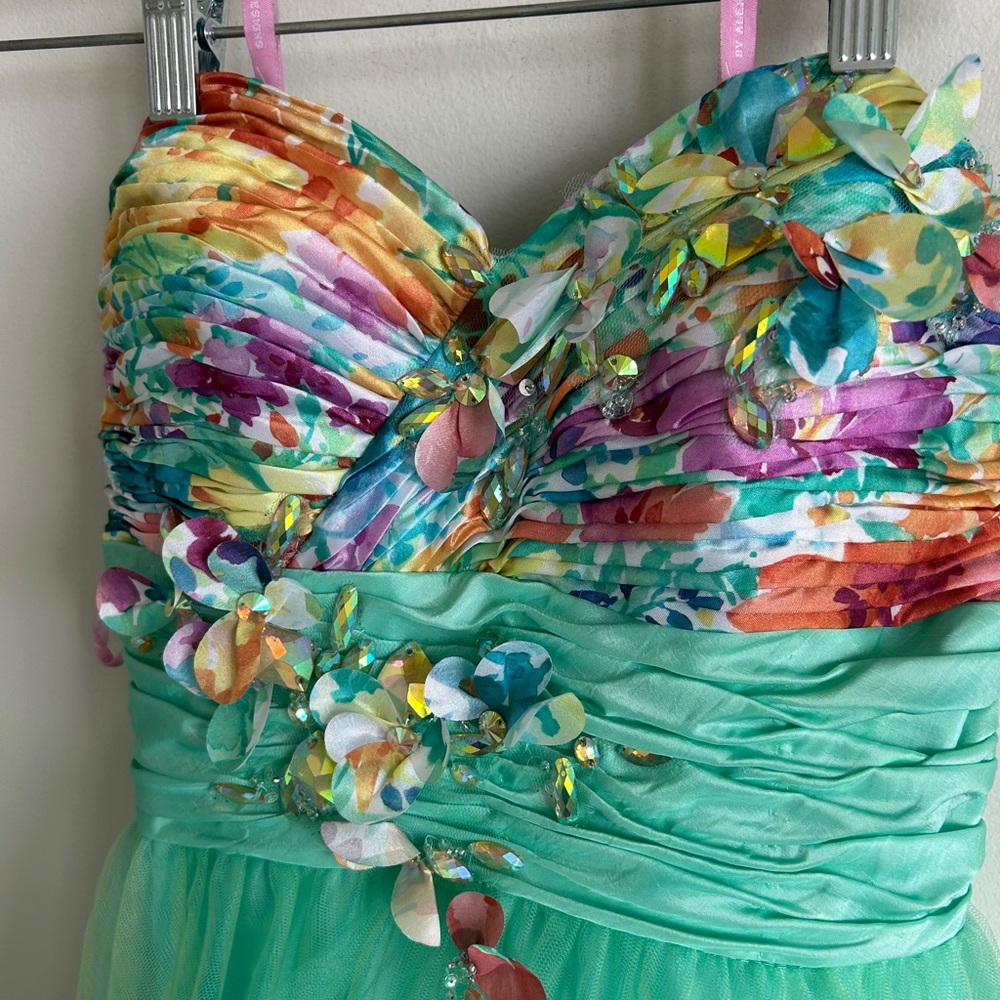 Beautiful Seafoam Green Graduation Prom Dress